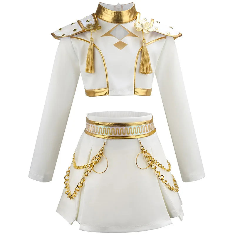Halloween Girls Detective Cosplay Costume Set for Carnival Party Performance
