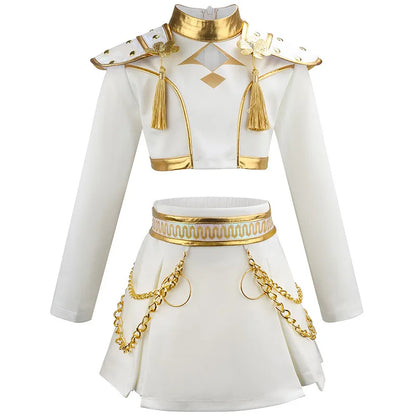 Halloween Girls Detective Cosplay Costume Set for Carnival Party Performance