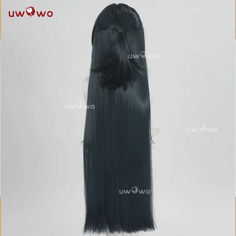 UWOWO Astra Yao Wig Game Zenless Zone Zero ZZZ Astra Yao Cosplay Wig Dark Green Hair Halloween Wig
