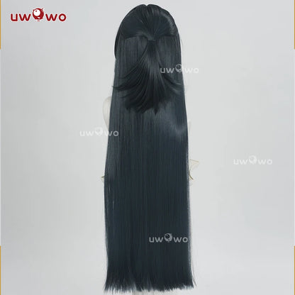 UWOWO Astra Yao Wig Game Zenless Zone Zero ZZZ Astra Yao Cosplay Wig Dark Green Hair Halloween Wig