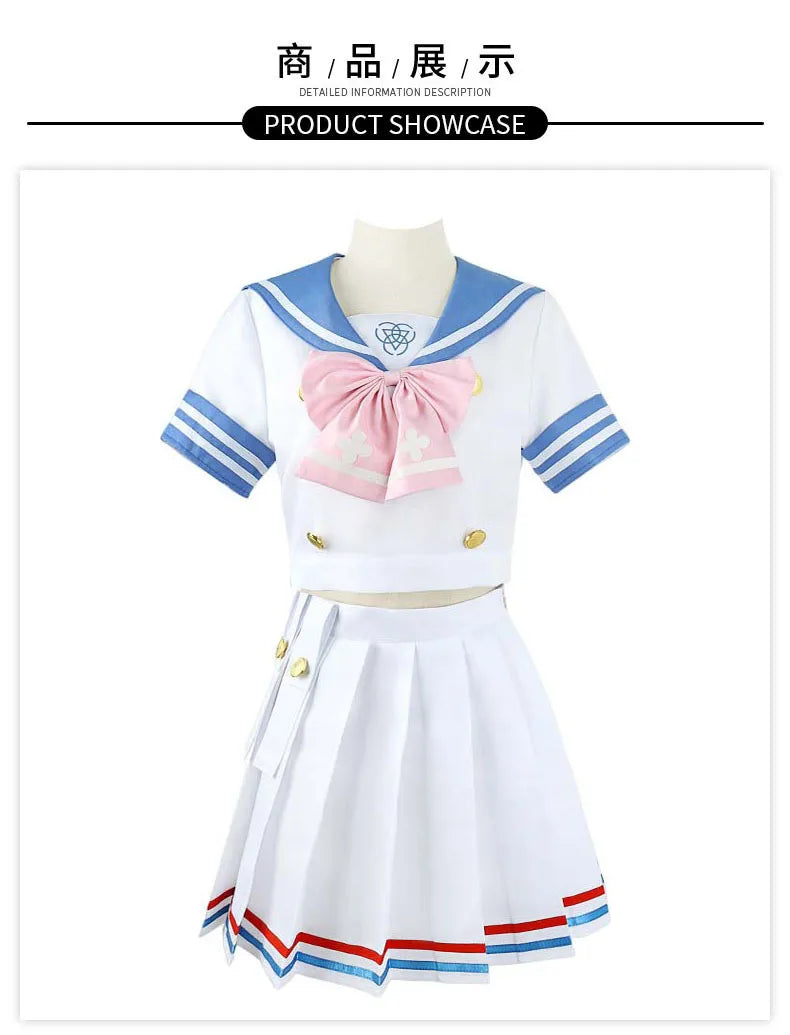 Blue Archive Urawa Hanako Cosplay Set Polyester Adult Size