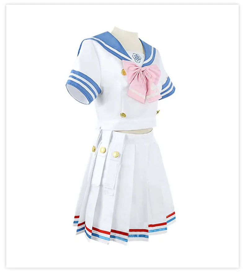 Blue Archive Urawa Hanako Cosplay Set Polyester Adult Size