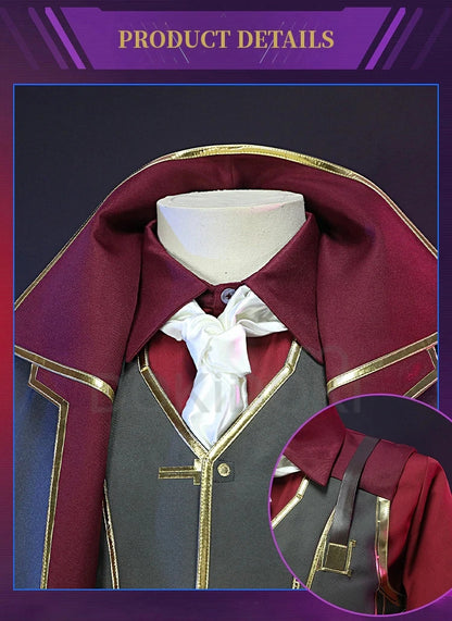 Silcoo Cosplay Costume Game Anime Cosplay【XS-2XL】DokiDoki-R Jinxx Father Silcoo Men Costume Plus Size