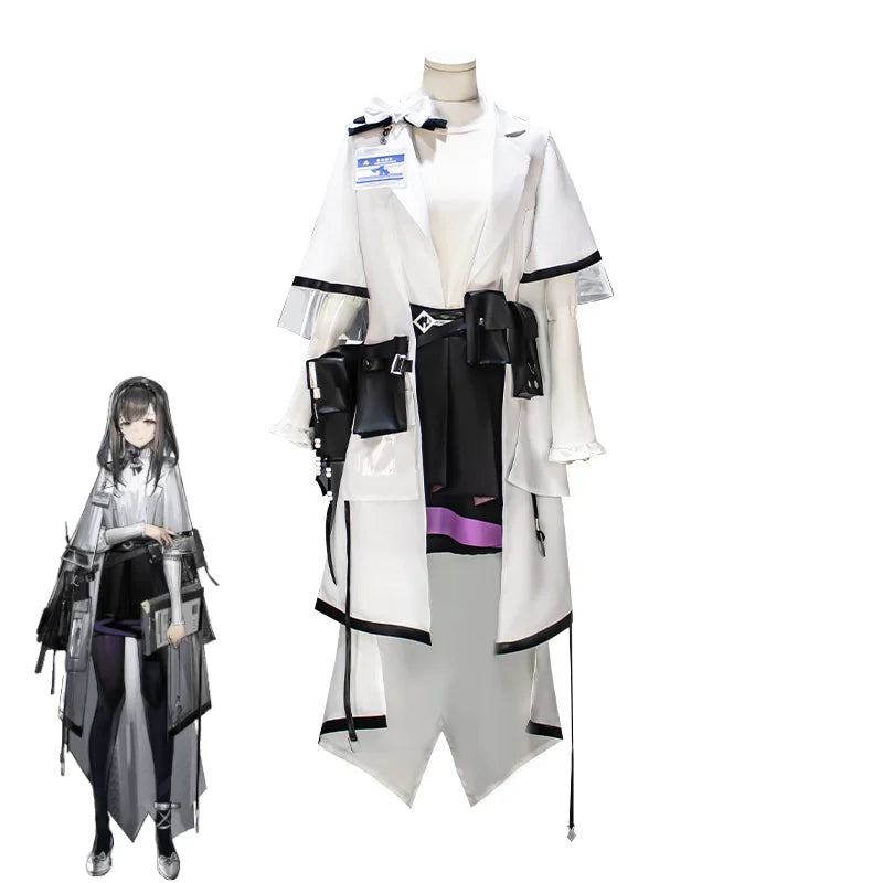 Arknights Priestess Cosplay Costume Set Polyester Asian Size