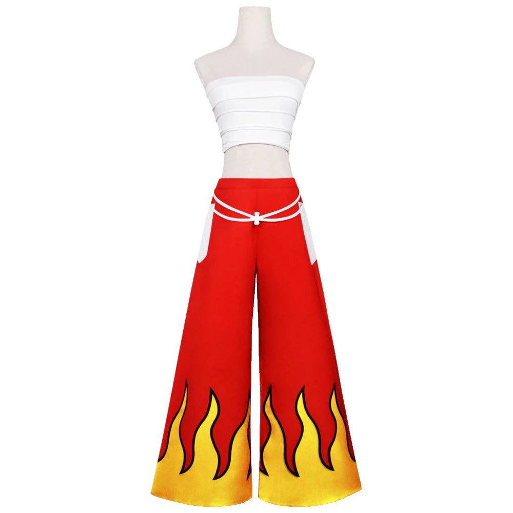 Fairy Tail Erza Scarlet Clear Heart Costume Set Polyester