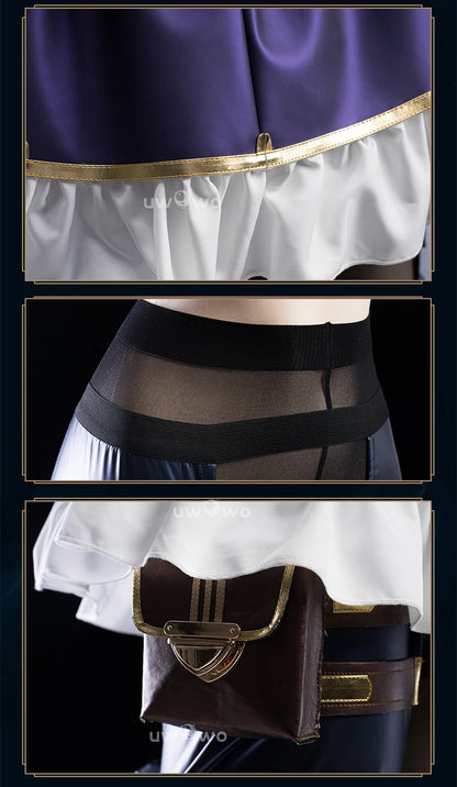 LAST BATCH UWOWO Caitlyn  Cosplay Game LOL: Caitlyn Sheriff of Piltover Cosplay Costume With Hat Halloween Costume