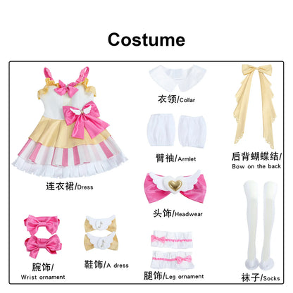 PriPara Laala Manaka Cosplay Costume Asian Size Polyester