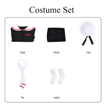 Cardcaptor Sakura Li Syaoran Cosplay Costume Set Polyester Asian Size