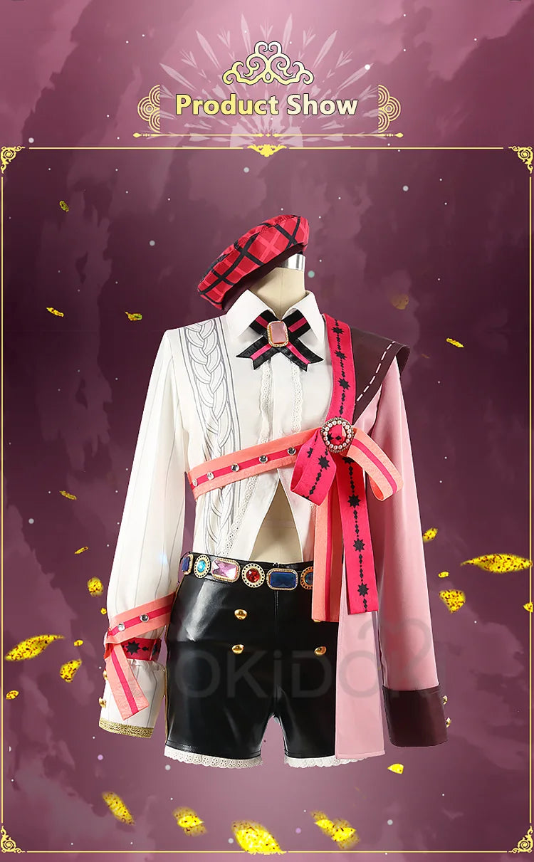 Aster Cosplay Costume Game Nu: Carnival Cosplay DokiDoki-R Aster Cosplay Costume Game Nu: Carnival Women Cute Cosplay