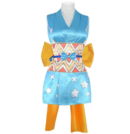 One Piece Nami Wano Outfit Cosplay Costume Polyester Set