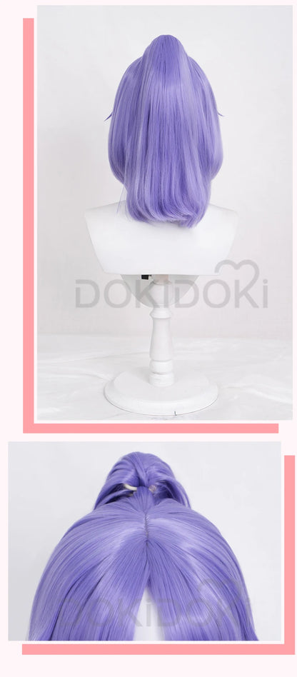 Cinnamon Wig Game NEKOPARA Cosplay DokiDoki Nekopara Cosplay Women Purple Hair Cinnamon High Heat Resistant Hair