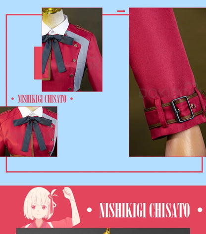 IN STOCK Inoue Takina/Nishikigi Chisato Cosplay Anime Lycoris Recoil Costume DokiDoki-R Lycoris Recoil Plus Size Christmas