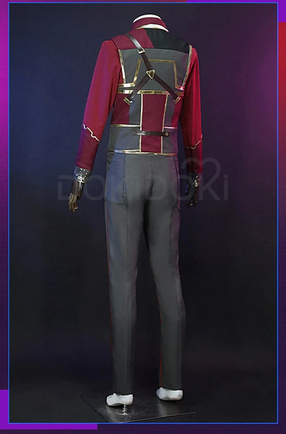 Silcoo Cosplay Costume Game Anime Cosplay【XS-2XL】DokiDoki-R Jinxx Father Silcoo Men Costume Plus Size