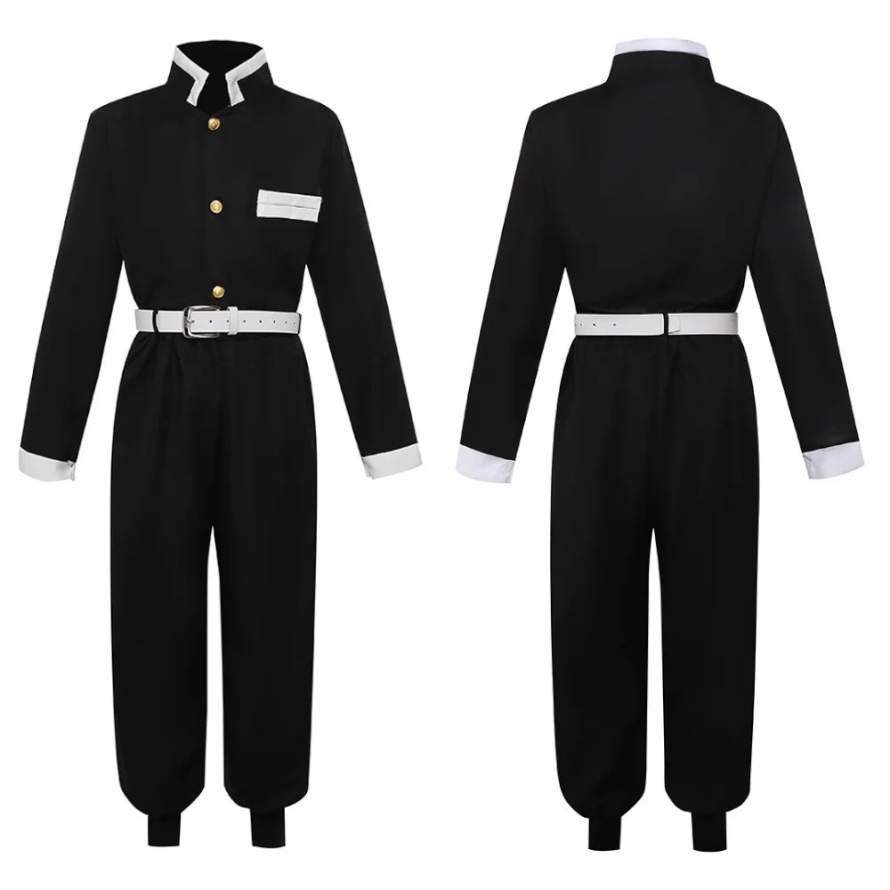 Kimetsu no Yaiba Kyojuro Rengoku Cosplay Set Polyester