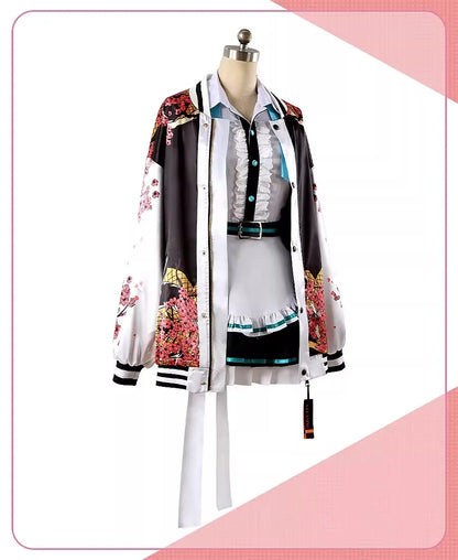 Blue Archive Mikamo Neru Cosplay Costume Set Polyester Asian Size