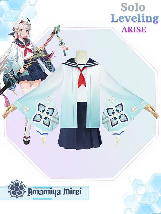 Solo Leveling Amamiya Mirei Cosplay Costume Polyester Set