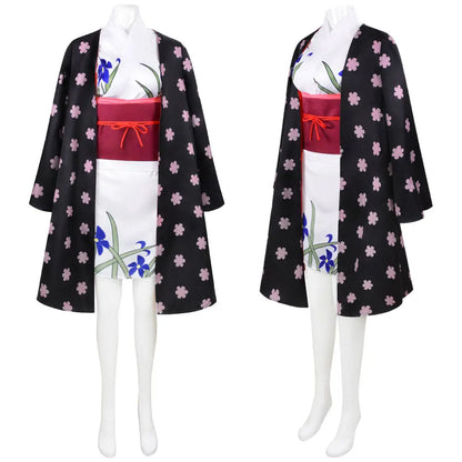 One Piece Nico Robin Wano Country Kimono Set Polyester