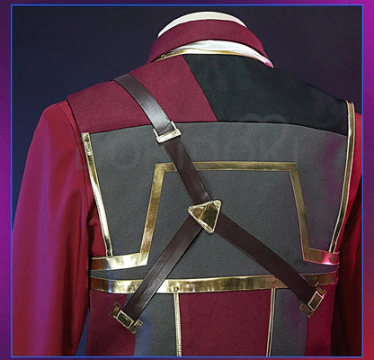 Silcoo Cosplay Costume Game Anime Cosplay【XS-2XL】DokiDoki-R Jinxx Father Silcoo Men Costume Plus Size