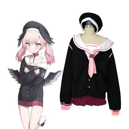 Blue Archive Shimoe Koharu Cosplay Costume Set Polyester