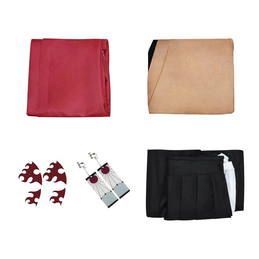 Demon Slayer Yoriichi Tsugikuni Cosplay Costume Set Polyester