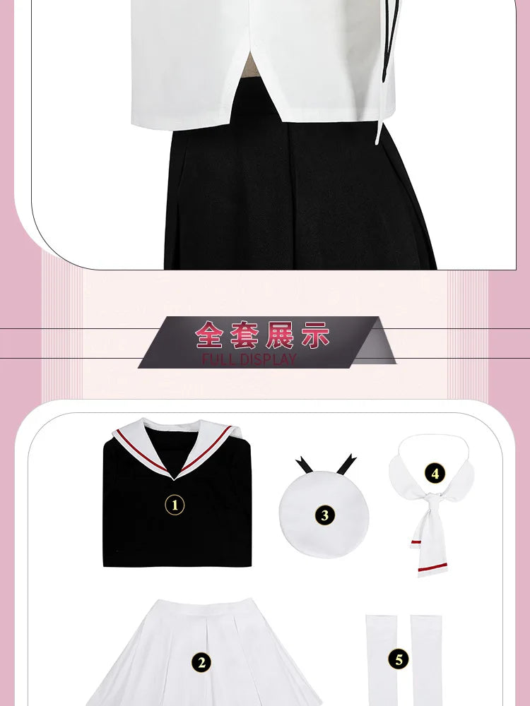 Cardcaptor Sakura Kinomoto Sakura Cosplay Set Polyester Asian Size