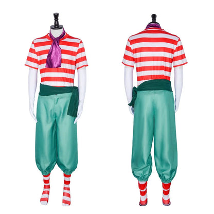 One Piece Buggy The Clown Cosplay Costume Polyester Men