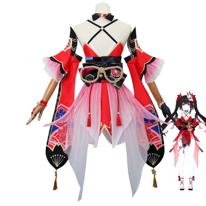 Honkai Star Rail Sparkle Cosplay Costume Asian Size Polyester