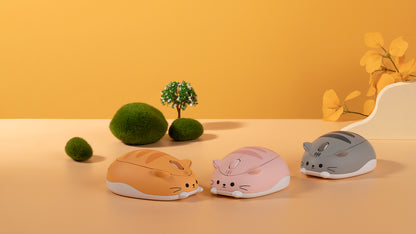 Akko Cat Theme Mouse 2.4GHz Bluetooth 3.0 / 5.0 Wireless Tri-mode Mouse for PC Laptop Computer Plug and Play