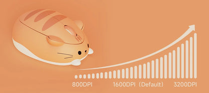 Akko Cat Theme Mouse 2.4GHz Bluetooth 3.0 / 5.0 Wireless Tri-mode Mouse for PC Laptop Computer Plug and Play