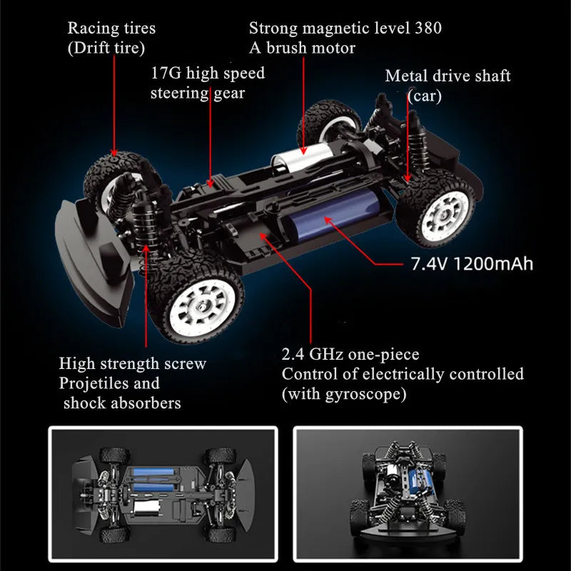 SG1606 SG1603 SG1604  1/16 RC Car High Speed 2.4G Brushless 4WD 1:16 Drift Remote Control Racing Car toys For Boys