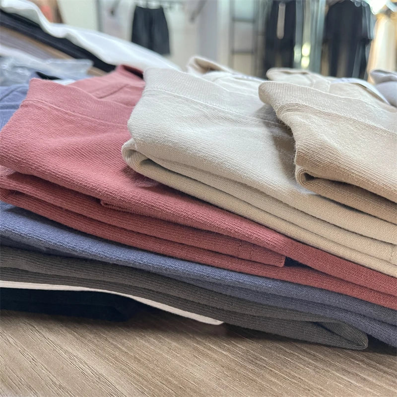 ZODF Fashion Spring Summer Washed Solid T Shirts For Men Loose Unisex 310gsm Cotton Heavy Weight T-Shirt Brand Tops HY0064