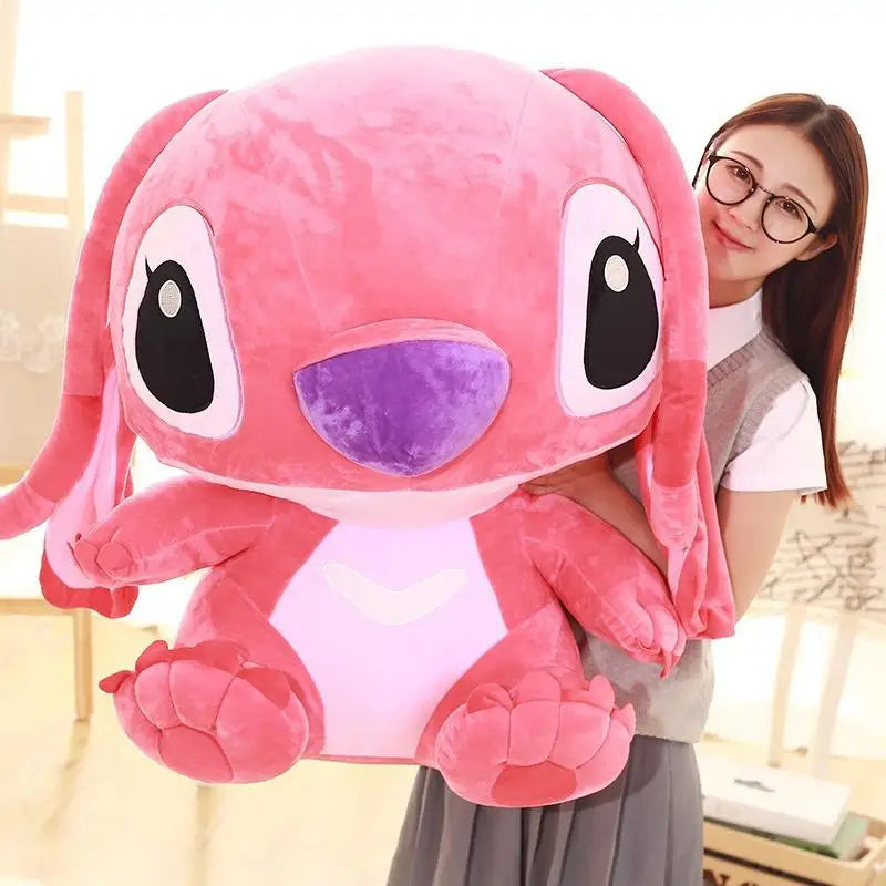 35-65cm Lilo&Stitch Stuffed Plush Doll Edition Stitch Rose Doll Creative Kawaii Room Decoration Pillow Toy Girl Birthday Gift