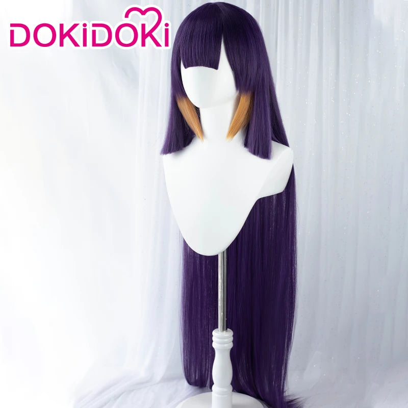 DokiDoki Hololive English Cosplay Ninomae Ina’nis Wig Cute Wig Hololive English Cosplay Hair Ninomae Ina’nis Wig