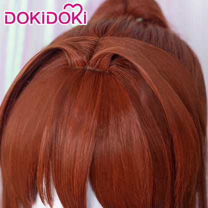 IN SOTCK Monika Cosplay Wig GAME Doki Doki Literature Club Cosplay DokiDoki Women Hair Literature Club Cosplay Monika Wigs