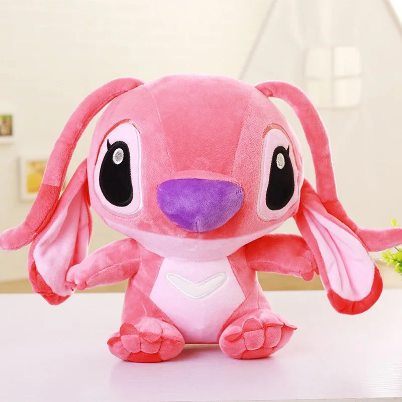 35-65cm Lilo&Stitch Stuffed Plush Doll Edition Stitch Rose Doll Creative Kawaii Room Decoration Pillow Toy Girl Birthday Gift