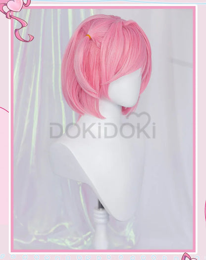 IN STOCK Natsuki Wig GAME Doki Doki Literature Club Cosplay Wig DokiDoki  Literature Club Cosplay Natsuki Wig Headdress