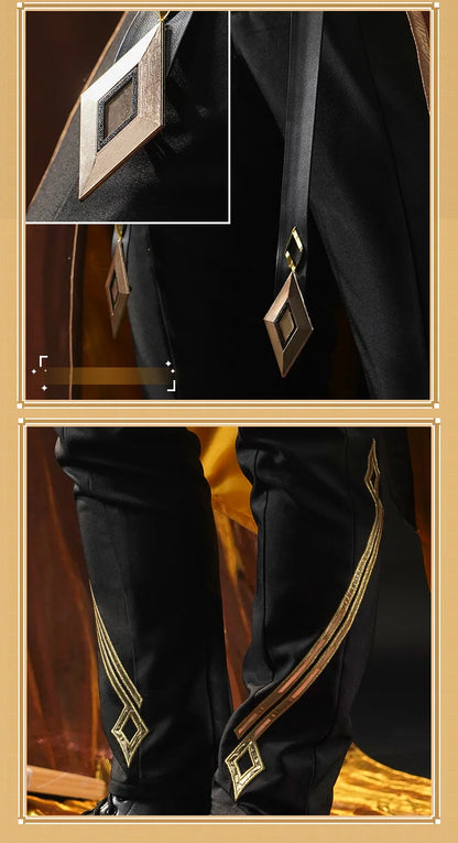 IN STOCK Zhongli Cosplay Costume Game Genshin Impact Cosplay DokiDoki-SR Zhong Li Cosplay Costume Halloween