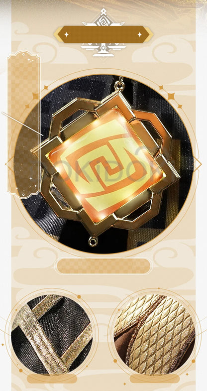 IN STOCK Zhongli Cosplay Costume Game Genshin Impact Cosplay DokiDoki-SR Zhong Li Cosplay Costume Halloween