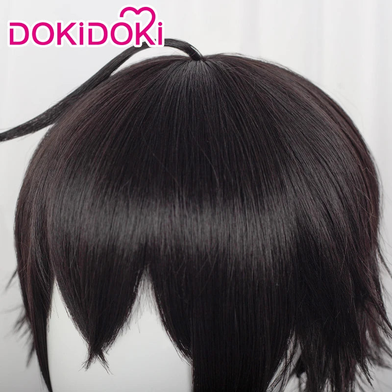 IN STOCK Vanitas Noe Archiviste Wig Anime The Case Study of Vanitas Cosplay Wig DokiDoki Vanitas no Karte Black Hair Earrings
