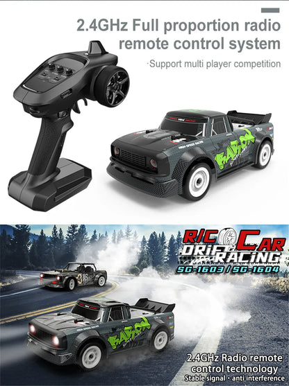 SG1606 SG1603 SG1604  1/16 RC Car High Speed 2.4G Brushless 4WD 1:16 Drift Remote Control Racing Car toys For Boys