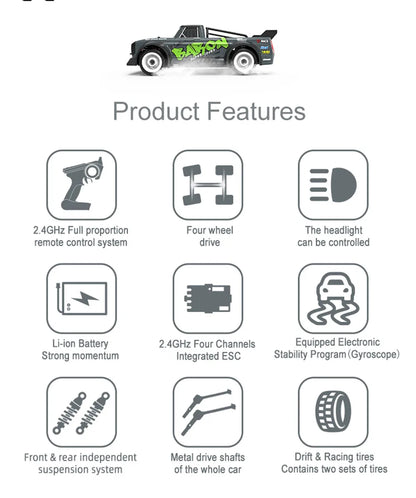 SG1606 SG1603 SG1604  1/16 RC Car High Speed 2.4G Brushless 4WD 1:16 Drift Remote Control Racing Car toys For Boys