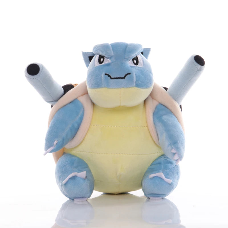 Anime Blastoise Kawaii Plush Toys Pikachu Greninja Zeraora Stuffed Cute Collectibles Room Decor Holiday Gifts