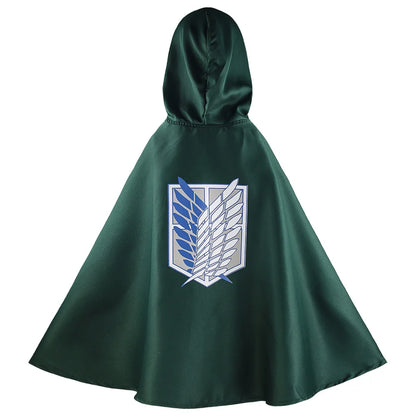 Attack On Titan Levi Ackerman Cosplay Set Adult Cotton Polyester