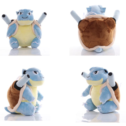Anime  Blastoise Kawaii Plush Toys Pikachu Greninja Zeraora Stuffed Cute Collectibles Room Decor Children Holiday Gifts