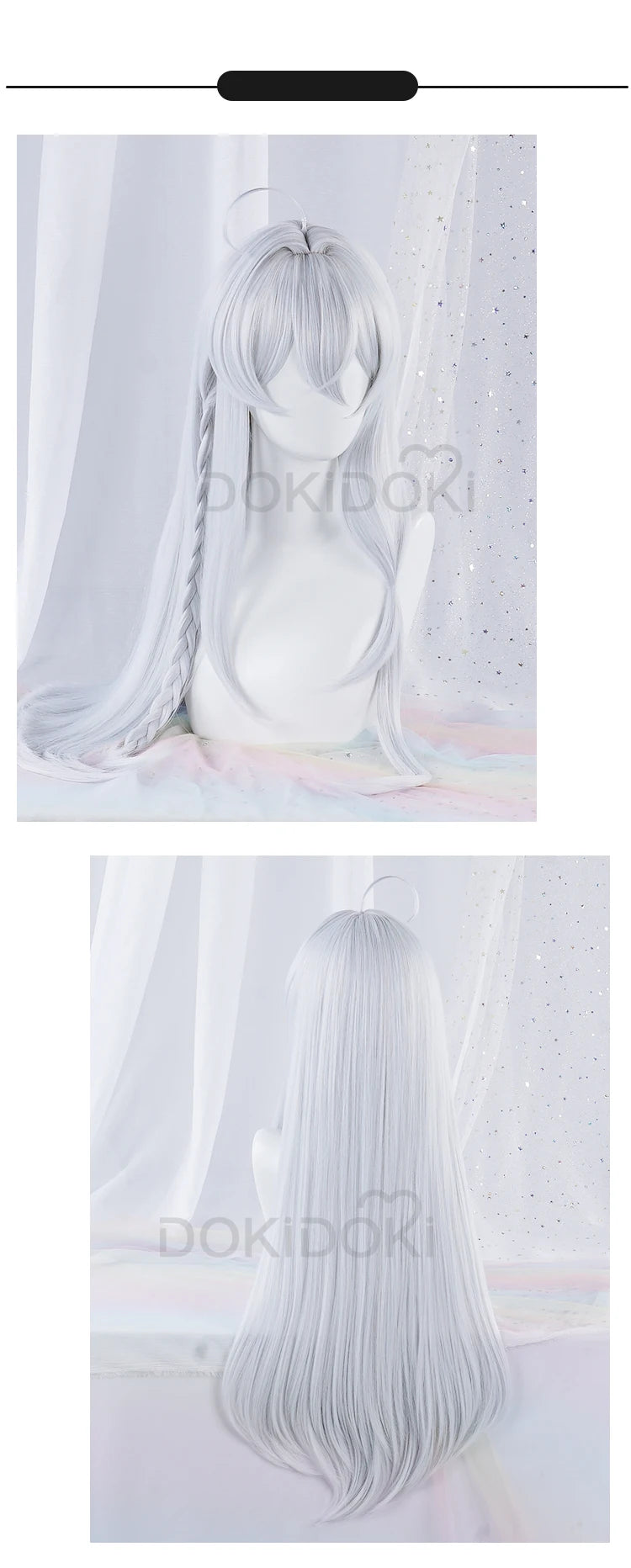 IN STOCK Elaina Wig / Backpack  DokiDoki Manga Wandering Witch: The Journey of Elaina CosplayWomen Costume Cosplay Backpack