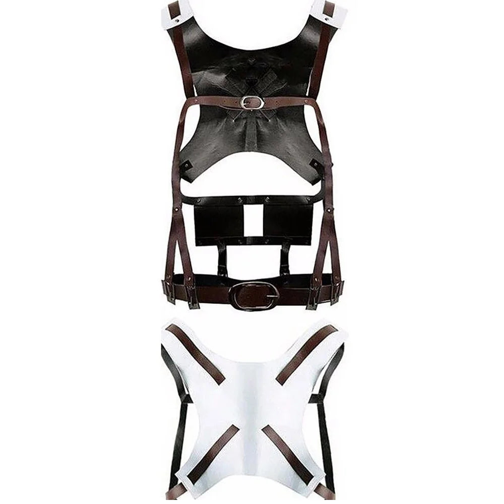 Attack On Titan Levi Ackerman Cosplay Set Adult Cotton Polyester