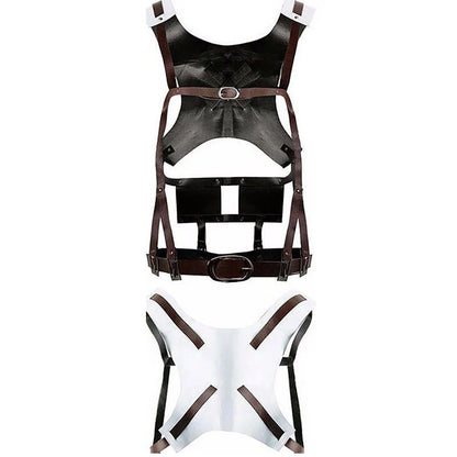 Attack On Titan Levi Ackerman Cosplay Set Adult Cotton Polyester