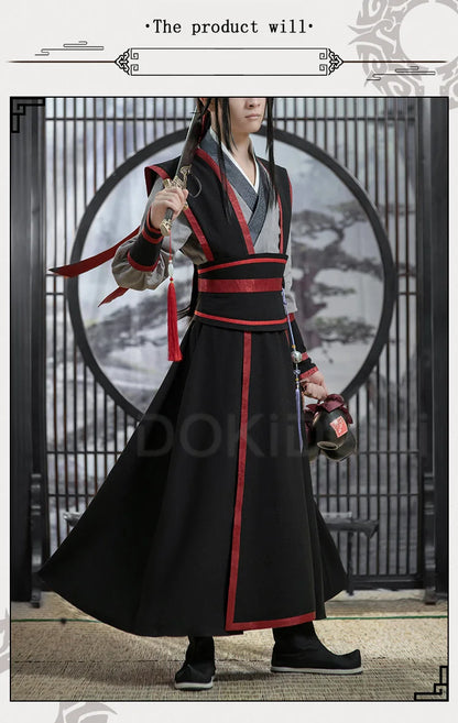 【Official】IN STOCK Wei Wu Xian Cosplay Costume Mo Dao Zu Shi Cosplay DokiDoki-SR Men Wei Wuxian Teenager Cosplay