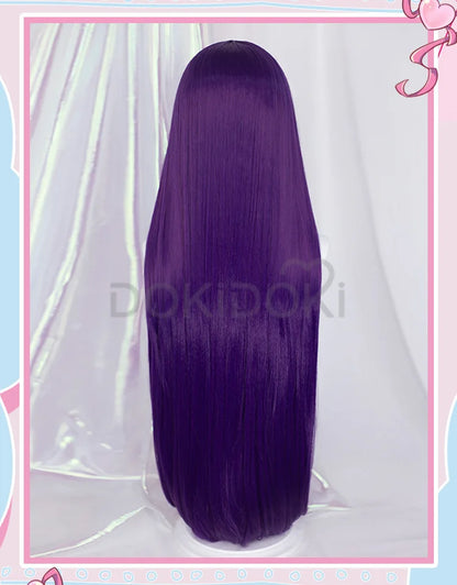 IN STOCK Yuri Wig GAME Doki Doki Literature Club Cosplay Wig DokiDoki  Long Purple Hair Literature Club Cosplay Wigs