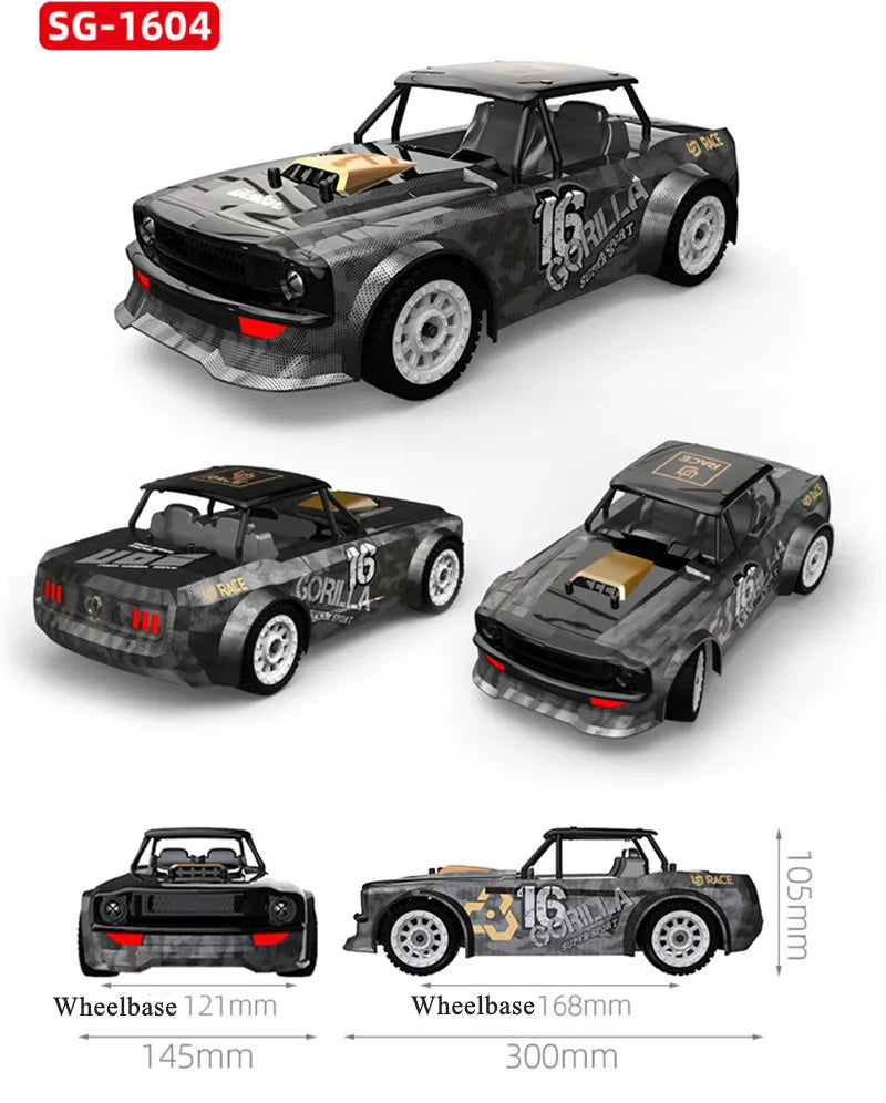 SG1606 SG1603 SG1604  1/16 RC Car High Speed 2.4G Brushless 4WD 1:16 Drift Remote Control Racing Car toys For Boys